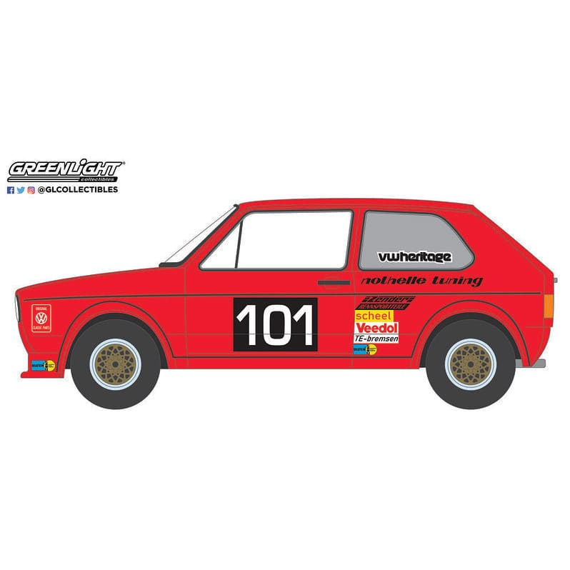  1975 Volkswagen Golf Mk1 - Hockenheimring First Place Winner - 1:64 scale