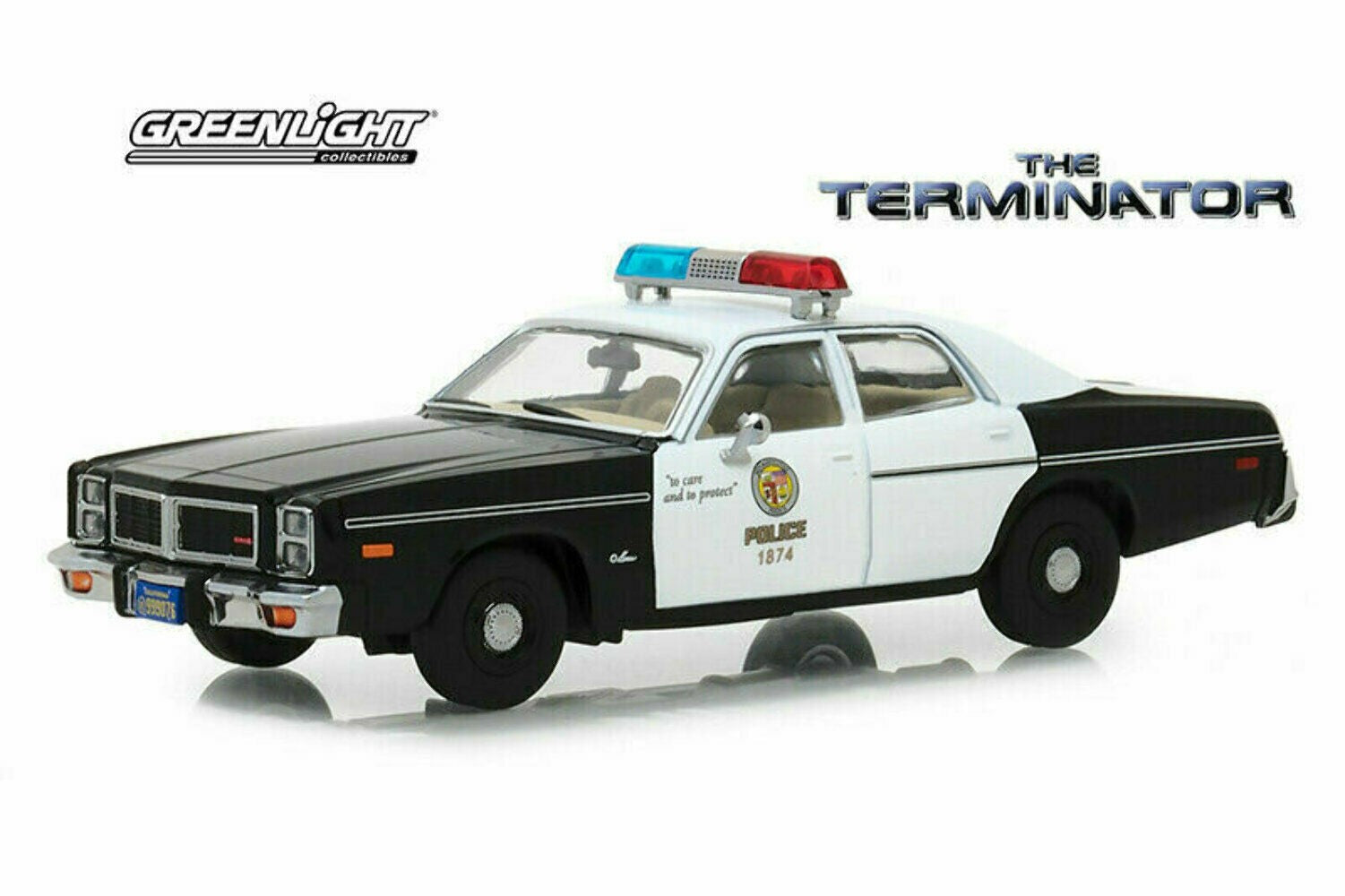  Greenlight - Hollywood The Terminator Dodge Monaco Police - 1977 - 1:18