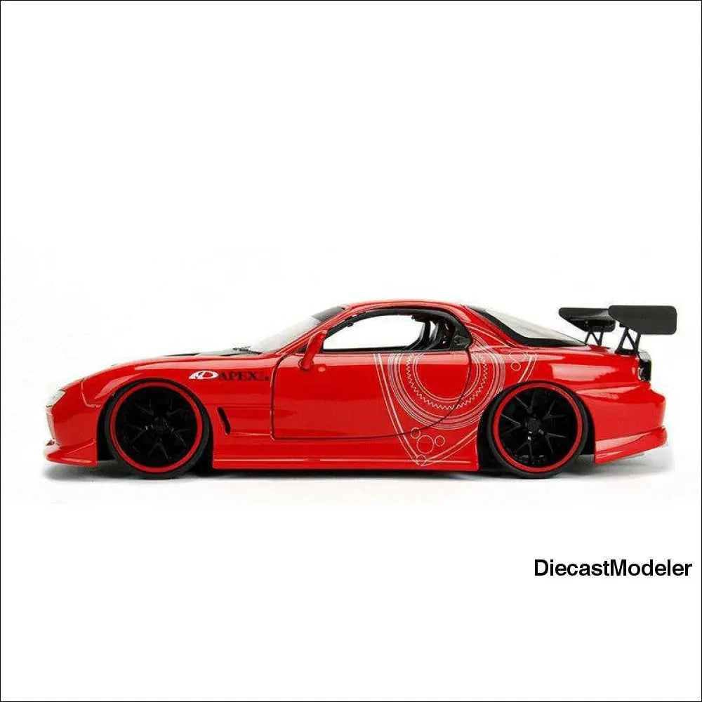  JDM Tuners Mazda RX-7 Hard Top (1993, 1/24, diecast model car (Red)