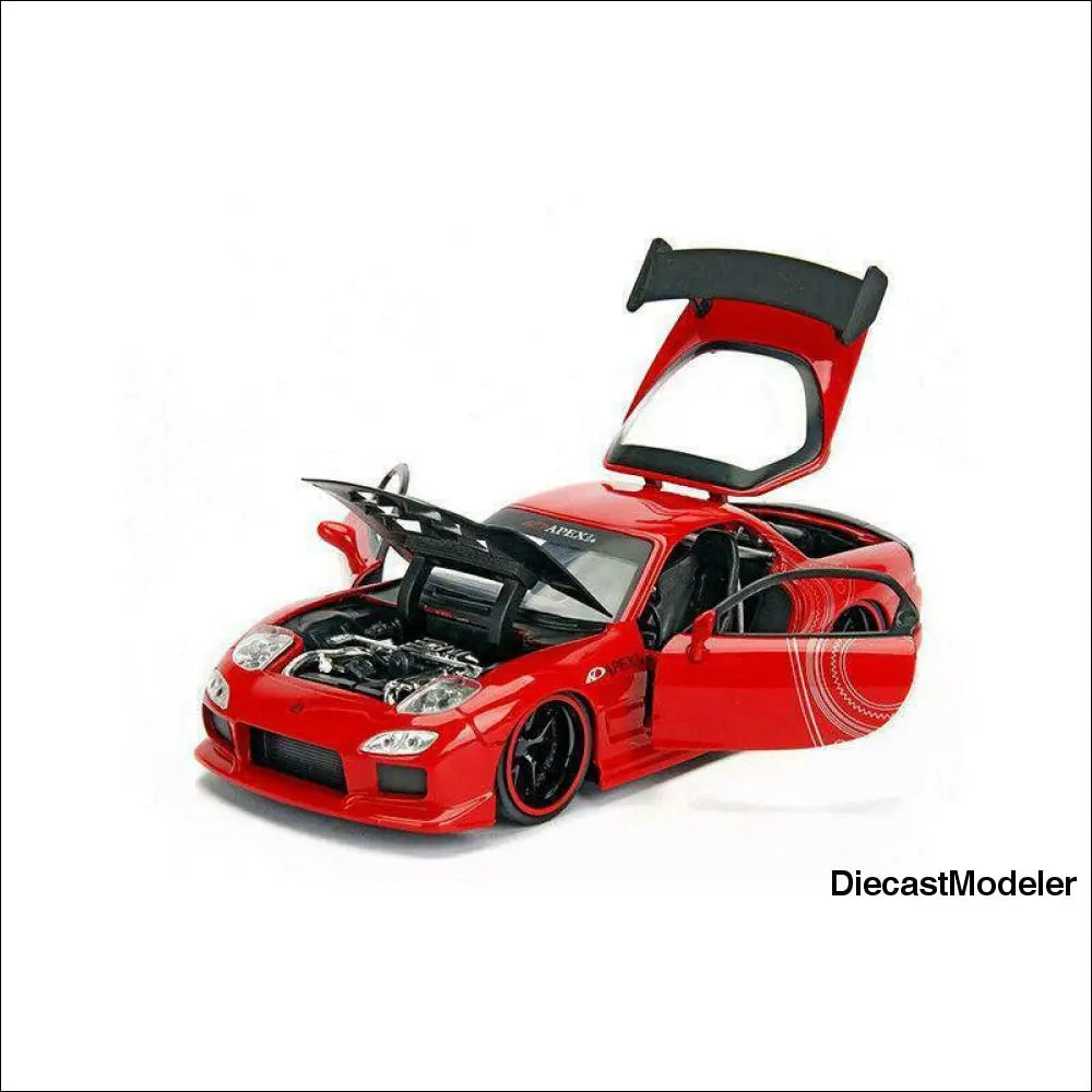  JDM Tuners Mazda RX-7 Hard Top (1993, 1/24, diecast model car (Red)