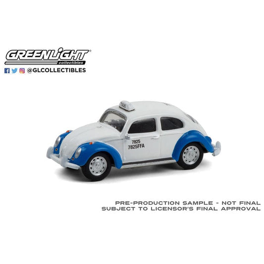 Classic volkswagen beetle - acapulco mexico taxi 1:64 scale