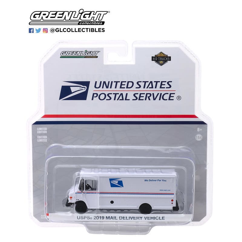  GL HD Truck Series 17 1/64 Scale Diecast USPS 2019 Package Truck (CASE/6PCS)