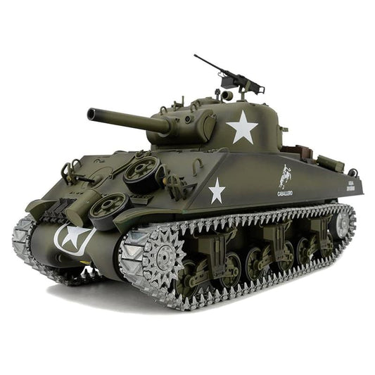  1/16 Scale USA M4A3 Sherman Main Battle Tank, 2.4Ghz R/C Model HL3898-1Pro 7.0