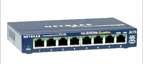 NETGEAR ProSafe FS108 8-Port 10/100 Fast Ethernet Desktop Switch - DiecastModeler.com