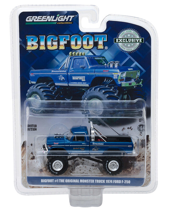 BIGFOOT#1 The Original Monster Truck Ford F-250 Pickup -1974 -1/64 Scale
