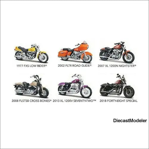 Maisto- Harley-Davidson Motorcycles Series 38-1/18 scale - 2013 XL1200V - DiecastModeler.com