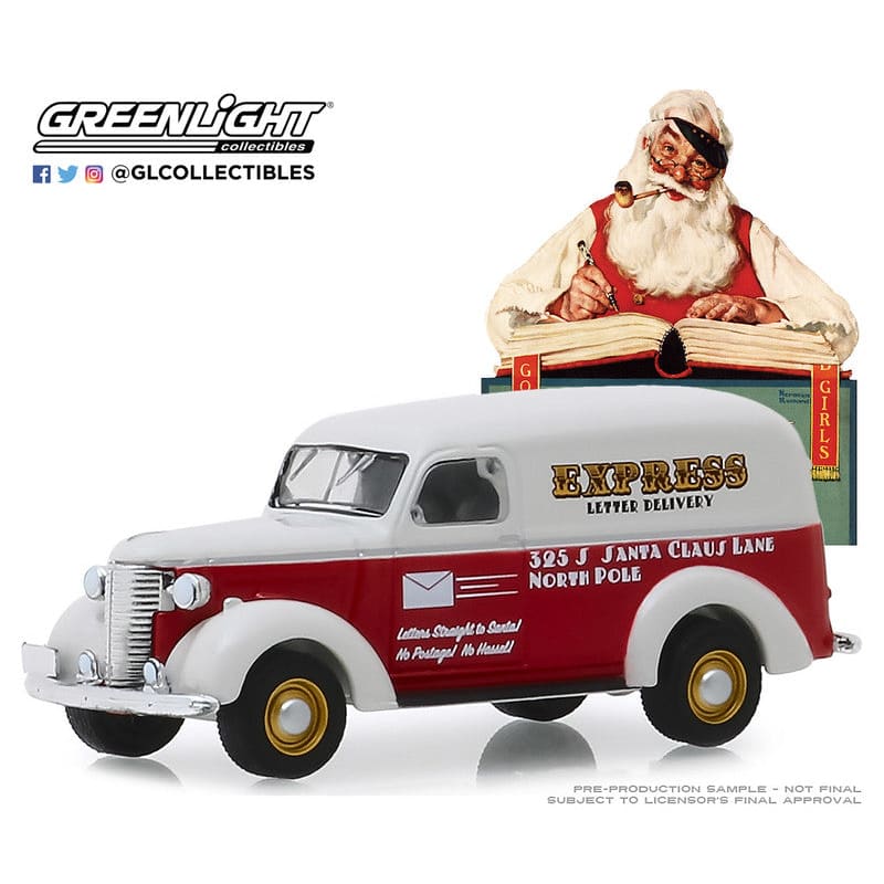  1939 Chevrolet Panel Truck - 1:64 Scale Norman Rockwell Series 2