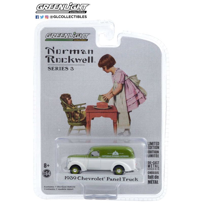 1939 chevrolet panel truck - 1:64 scale norman rockwell