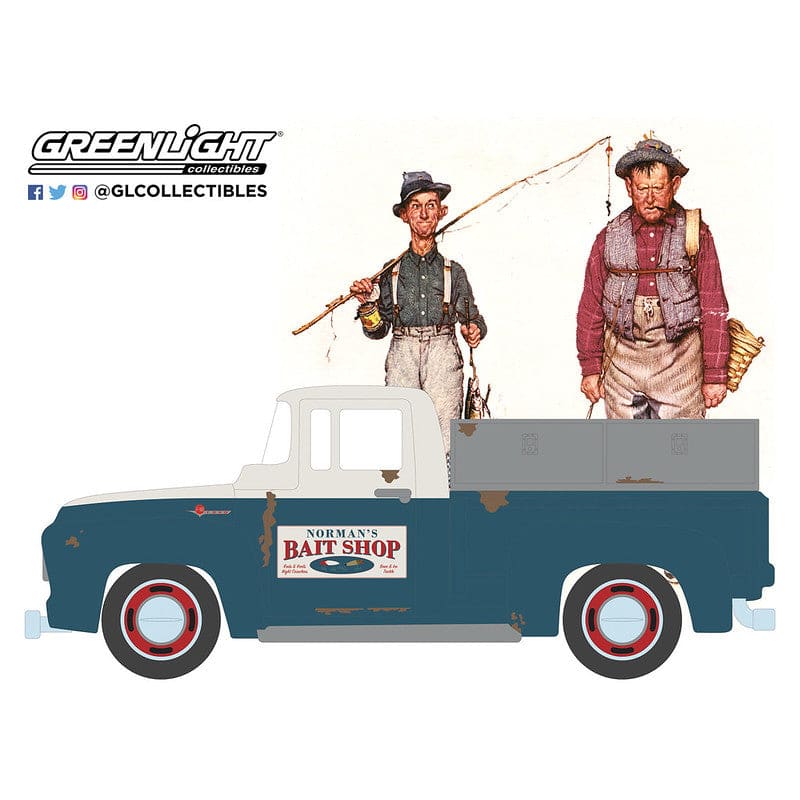  1956 Ford F-100 Truck - 1:64 Scale Norman Rockwell Series 3