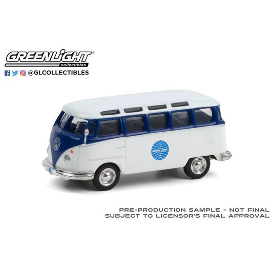 1964 Volkswagen Samba Bus Blue and White ’Pan Am Airways’ - DiecastModeler.com