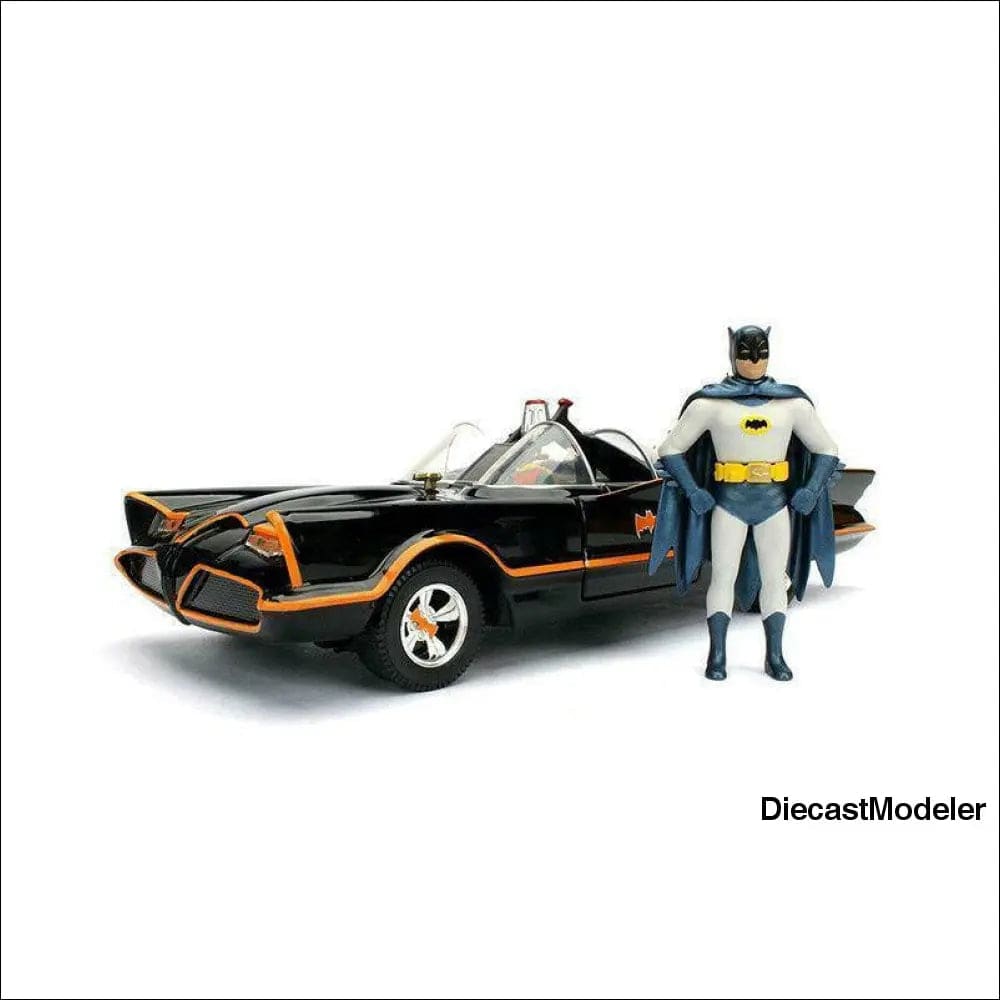 1966 Classic TV Series Batmobile with Batman and Robin