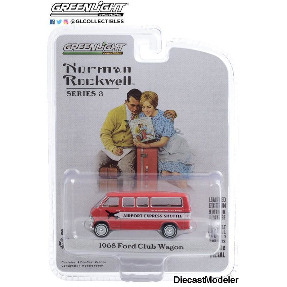  1968 Ford Club Wagon - 1:64 Scale Norman Rockwell Series 3