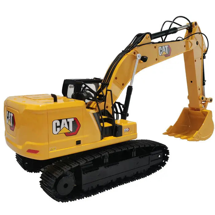 1:16 Cat® 320 Radio Control Excavator with Bucket, Grapple and Hammer Attachments - DiecastModeler.com