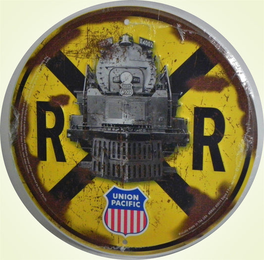  Copy of Railroad Crossing Sign 12 inch - Rusty