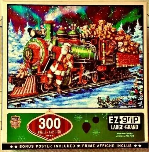 300 Piece Jigsaw puzzle - Holiday North Pole Delivery - DiecastModeler.com