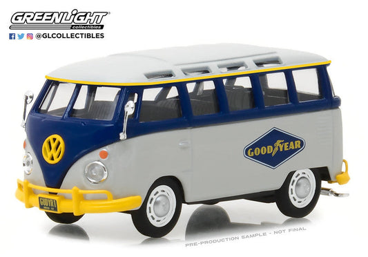  Greenlight - Running on Empty Series 1 -Volkswagen Type 2 (T1) Samba Bus - Goodyear Tires