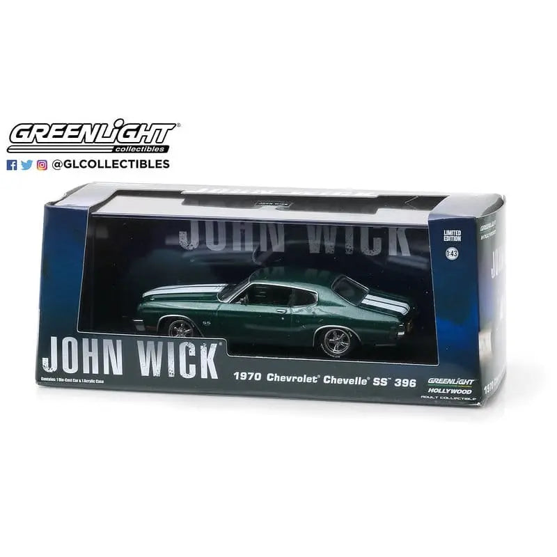 Greenlight Hollywood - John Wick 1970 Chevrolet® Chevelle® SS™ 396 - 1/43 - DiecastModeler.com