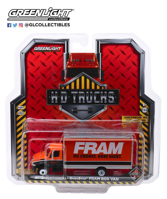  Greenlight - 1-64 HD Trucks 16 - 2013 International® Box Van FRAM Oil Filters