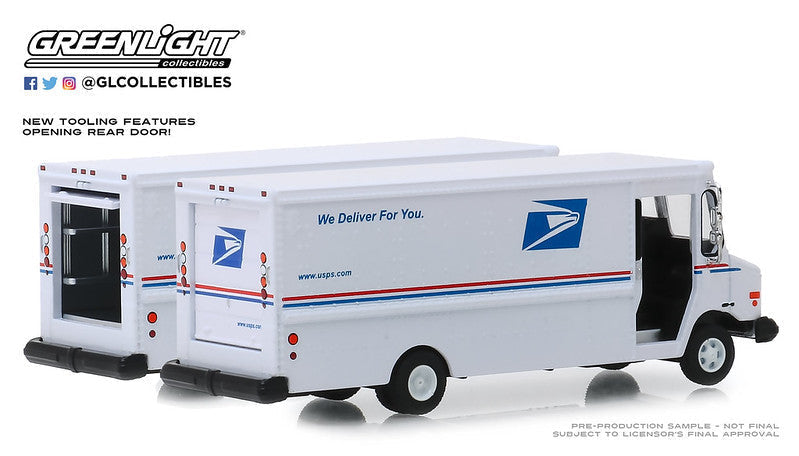  Greenlight - 1:64 HD Trucks 17 - 2019 Mail Delivery Vehicle - USPS