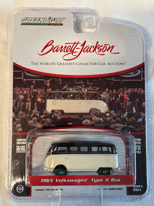 Greenlight - 1:64 Barrett-Jackson Series 4 - 1965 VW Type II 21-Window Deluxe Bus (GREEN)