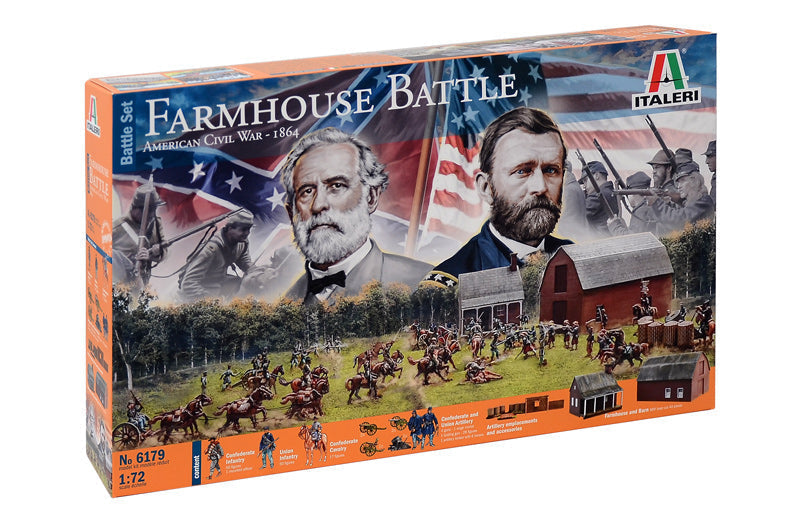FARMHOUSE BATTLE - American Civil War 1864 - BATTLE SET-DiecastModeler