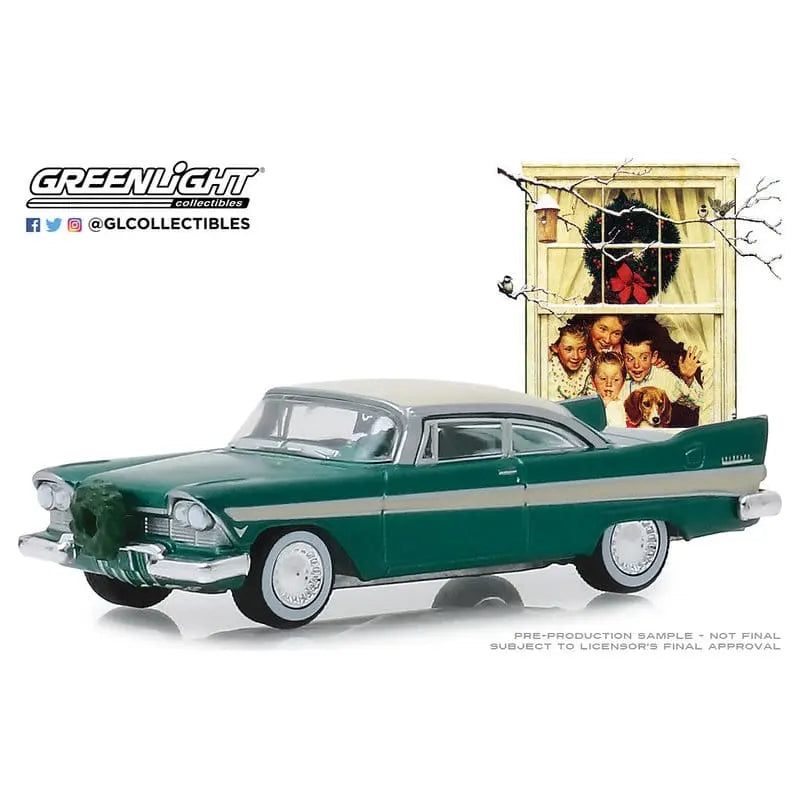 Greenlight - 1/64 Norman Rockwell 2 - 1957 Plymouth Belvedere - DiecastModeler.com