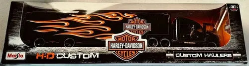 Harley Davidson Custom Hauler Semi Rig2 H-D Custom 1/64 Scale - DiecastModeler.com