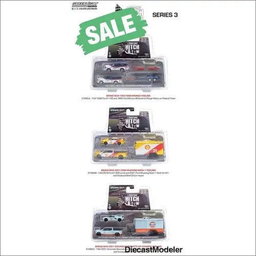 GL Hitch & Tow Series 3 - 1/64 Scale Diecast Trucks (CASE/6PCS) - DiecastModeler.com