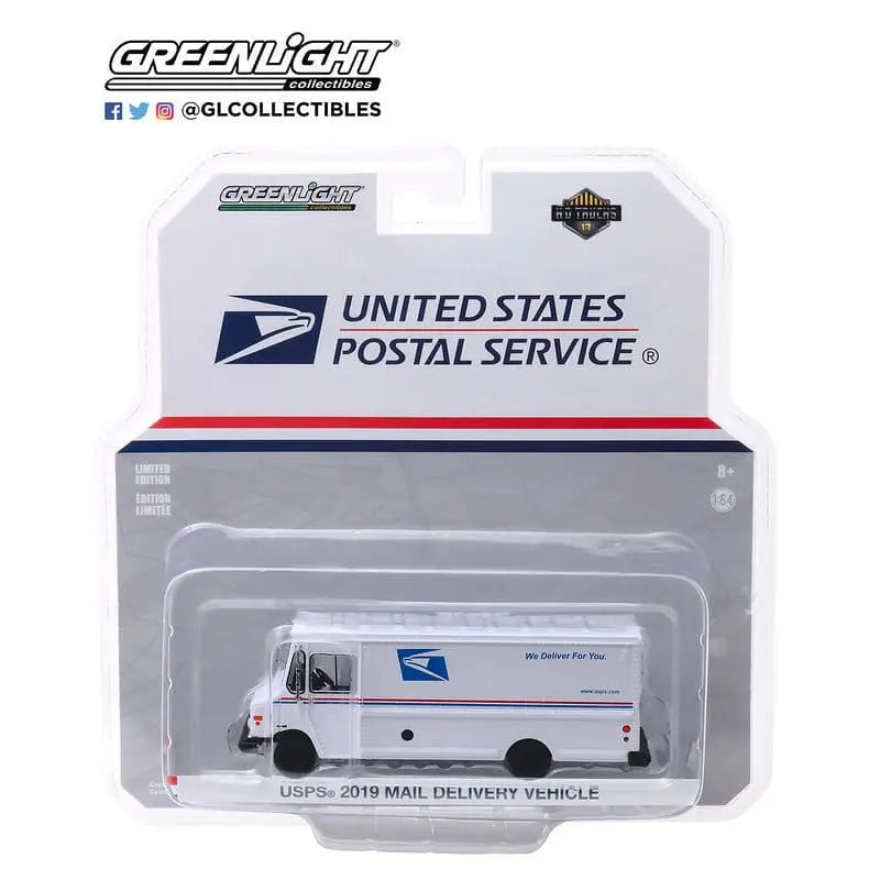 GL HD Truck Series 17 1/64 Scale Diecast USPS 2019 Package Truck (CASE/6PCS) - DiecastModeler.com