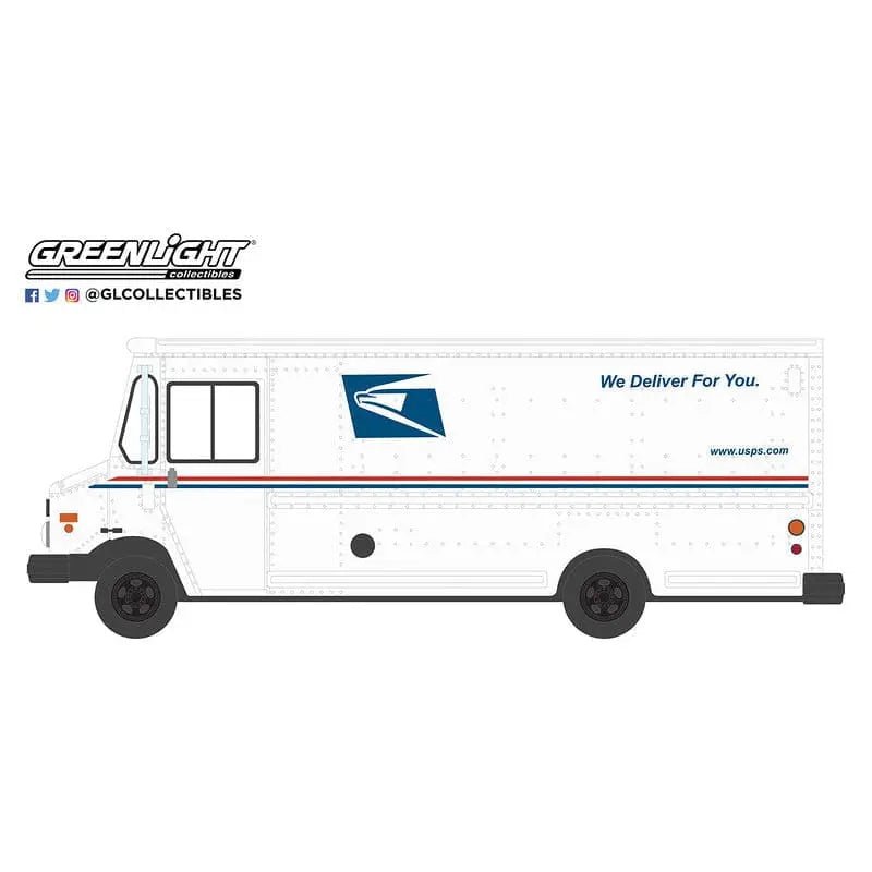 GL HD Truck Series 17 1/64 Scale Diecast USPS 2019 Package Truck (CASE/6PCS) - DiecastModeler.com