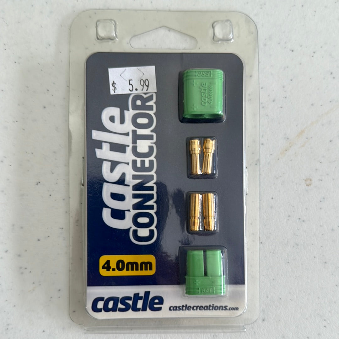 Castle Creations 4mm Polarized Bullet Connector Set