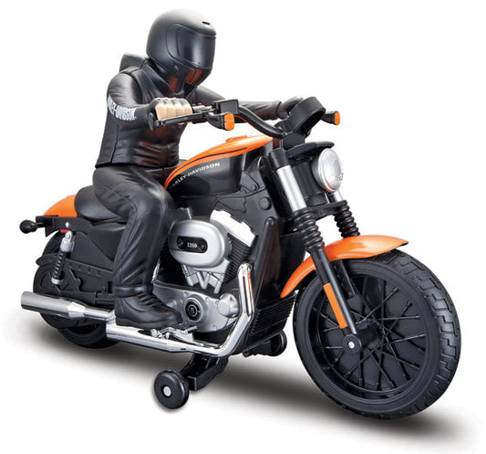  Maisto Harley Davidson Motorcycle in Red- Remote Control Scale 1:10