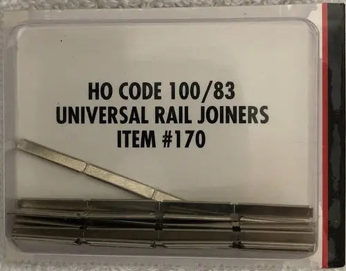 Atlas - CODE 100/83 Universal Rail Joiners for HO Scale Train Track - DiecastModeler.com