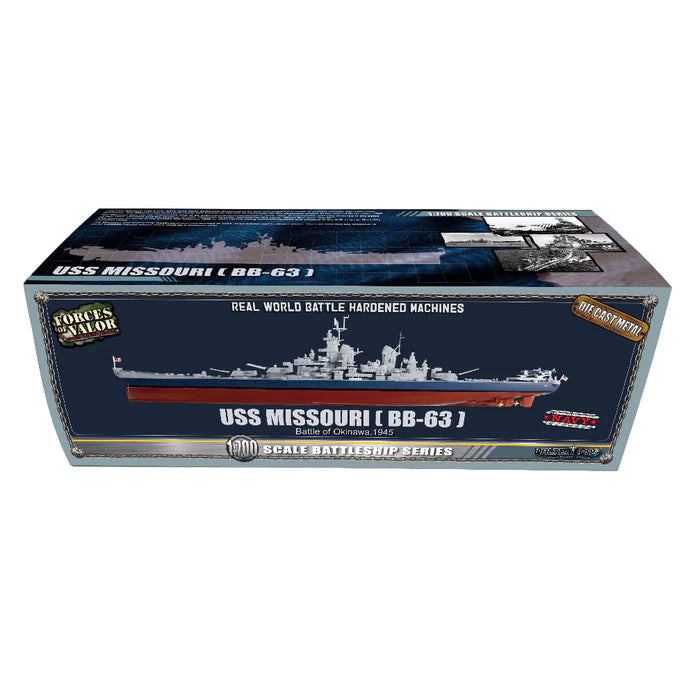  U.S.S. Missouri Battleship - (BB-63) - 1/700 Scale Die Cast model -FOV