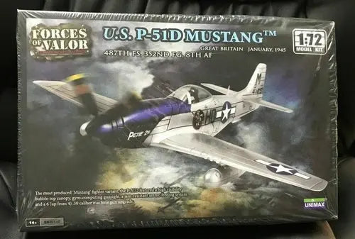 87005 FORCES OF VALOR UNIMAX 1:72 Escala EE.UU. p-51d Mustang - DiecastModeler.com