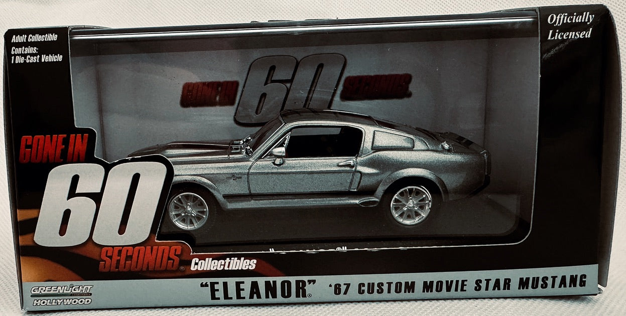Gone in 60 Seconds - Ford Mustang Hard Top - 1967, 1/24 scale model car