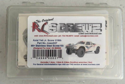 RCScrewz - axi027 – Axial Yeti Jr. Score 1/18 Stainless Steel Screw Kit