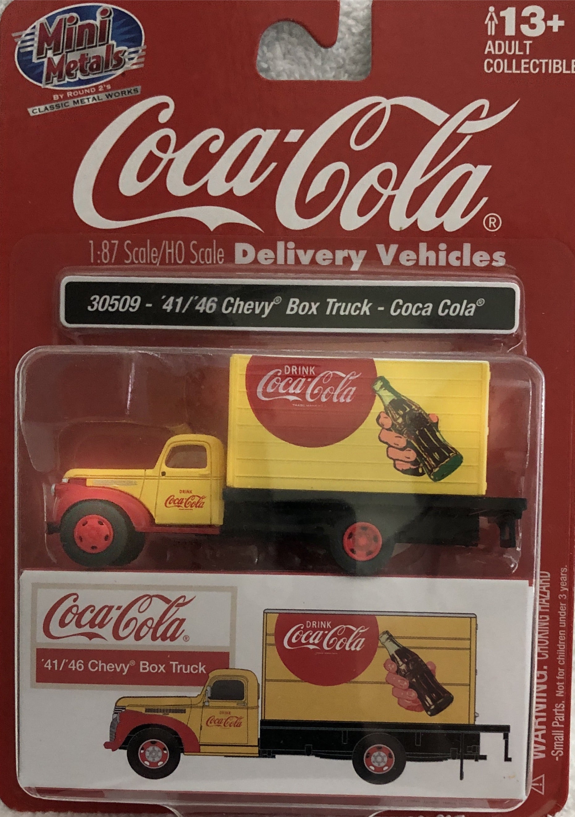  Classic Metal Works 1941-46 Chevrolet Box Truck (Coca-Cola) 1:87 HO Scale