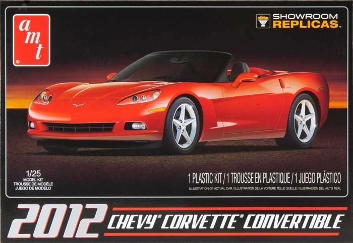  AMT 1:25 Scale 2012 Chevy Corvette Convertible Kit