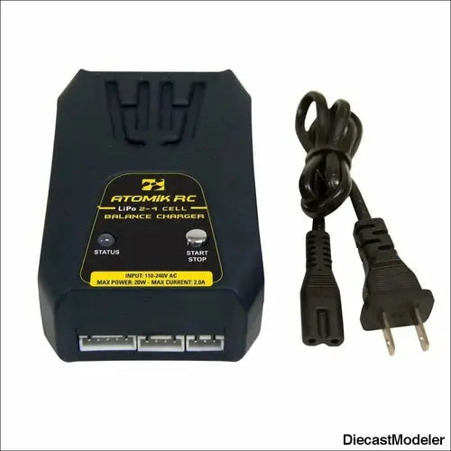 Atomik RC 2-4 Cell LiPo Balance Charger - DiecastModeler.com