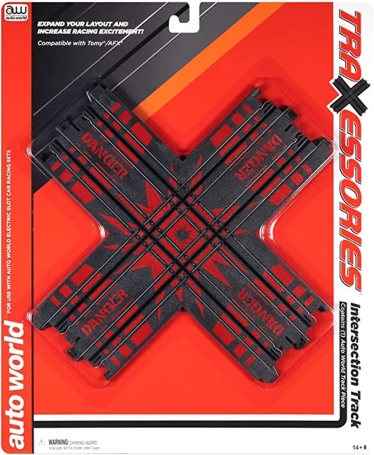 Auto World 1 pk. Intersection Track - 00174 - DiecastModeler.com