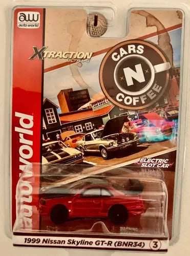 Auto World Xtraction Ultra-G Cars n Coffee Series R23 1999 Nissan Skyline - DiecastModeler.com