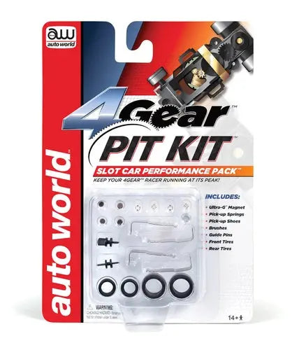 Auto world - 4Gear Pit Kit -00230 - DiecastModeler.com