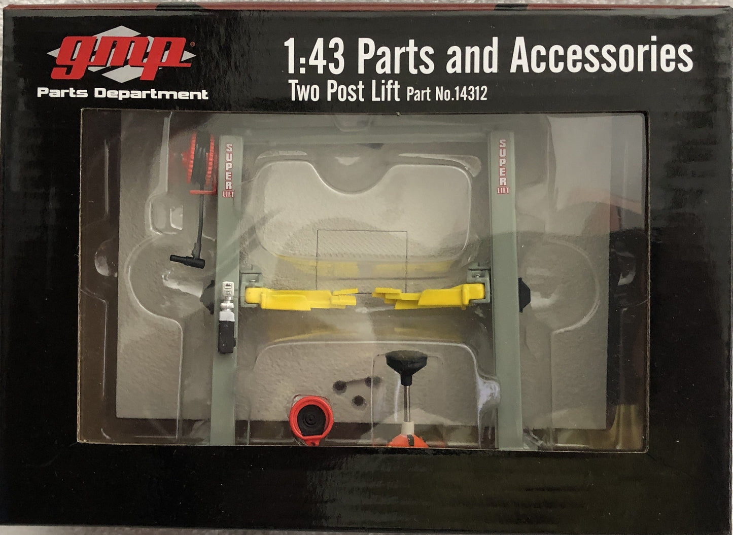  Two Post Lift Gray for 1/43 Scale Model Cars by GMP