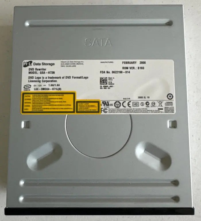 DVD/CD RRW Drive Model GSA-H73N - SATA - DiecastModeler.com