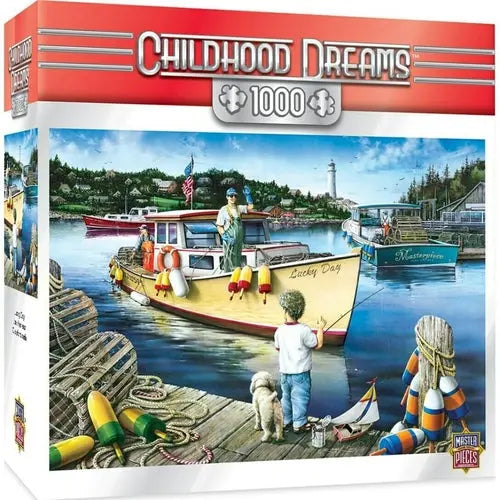 CHILDHOOD DREAMS LUCKY DAYS -1000 PIECE JIGSAW PUZZLE BY DAN HATALA - DiecastModeler.com