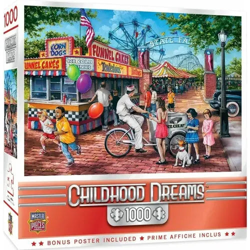 CHILDHOOD DREAMS - SUMMER CARNIVAL - 1000 PIECE JIGSAW PUZZLE - DiecastModeler.com