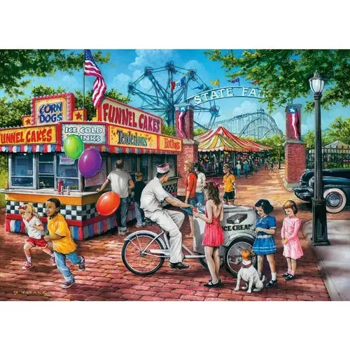 CHILDHOOD DREAMS - SUMMER CARNIVAL - 1000 PIECE JIGSAW PUZZLE - DiecastModeler.com