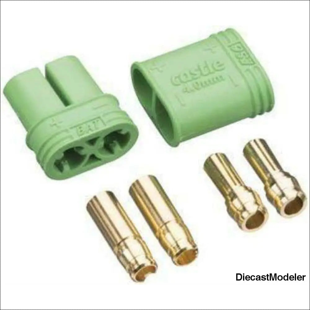 Castle Creations 4mm Polarized Bullet Connector Set-DiecastModeler