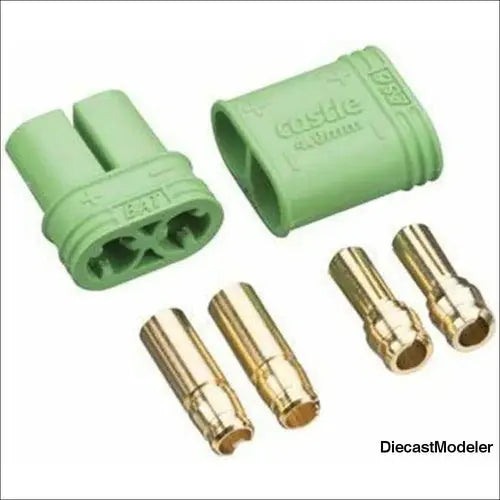 Castle Creations 4mm Polarized Bullet Connector Set - DiecastModeler.com